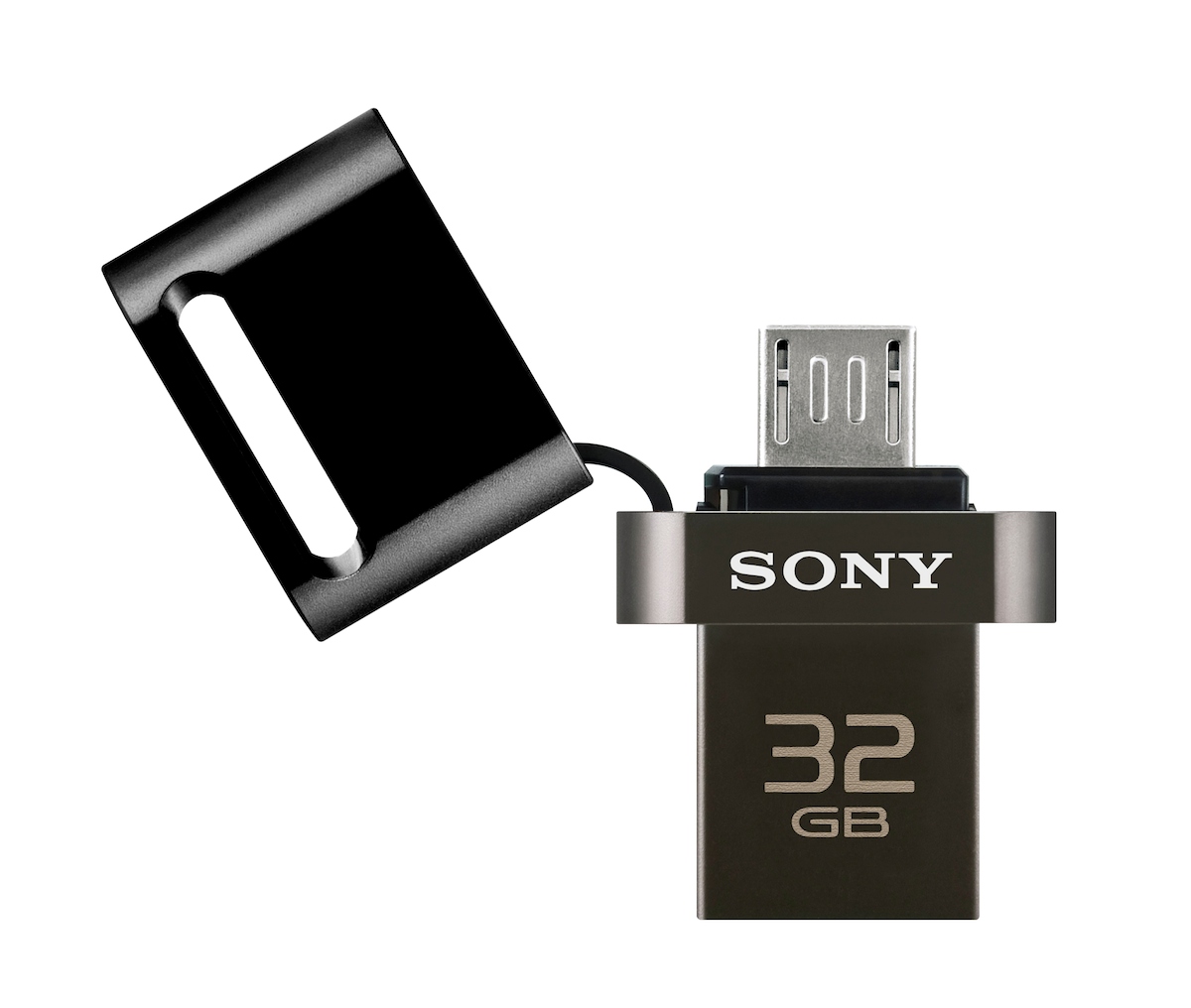 Sony USM-SA1 OTG 隨身碟貼心的防掉蓋設計 隨時保護micro USB接頭.jpg