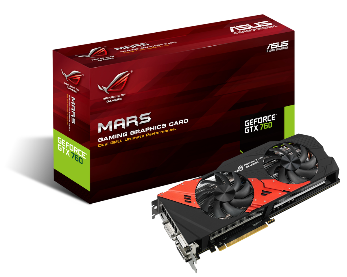 Mars 760顯示卡搭載雙GeForce® GTX 760圖形處理器，並集結多項華碩獨家技術包括：可.png