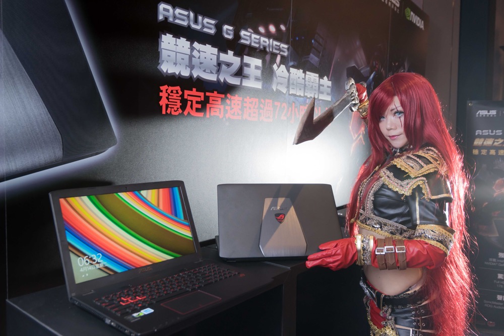 全新ASUS ROG GL552JX電競筆電，延續G751搶眼的戰機外觀設計，同時融合人體、力體工學.jpg