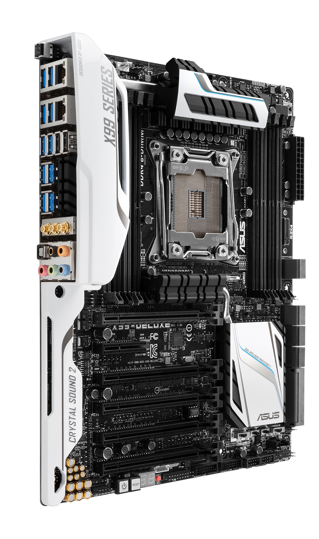華碩X99指定型號主機板可支援最新Intel Core i7 X系列及Intel Xeon處理器(圖為X99-DEL.jpg
