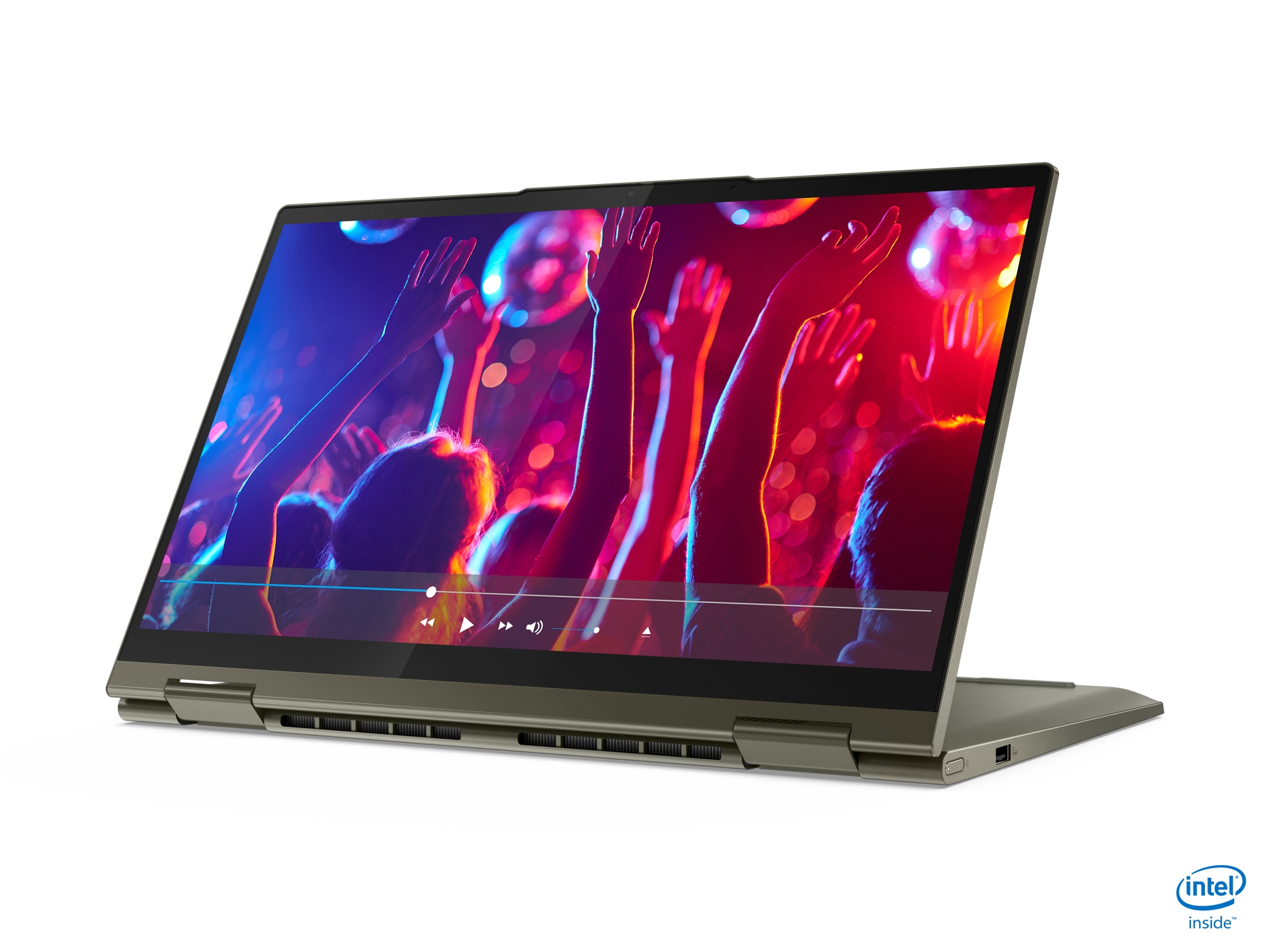 Yoga 7i提供筆電和平板兩種使用模式，優惠價NT27,490元起